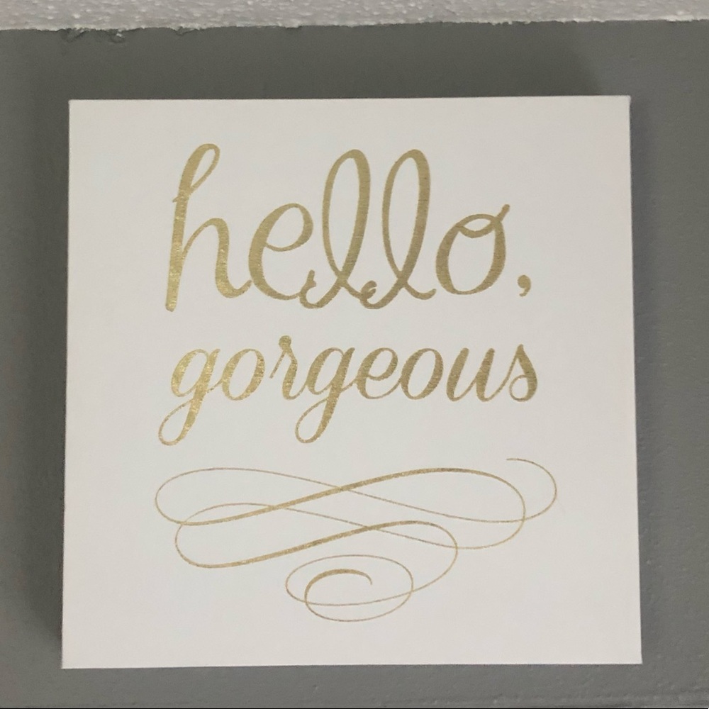 Black/White/Gold Canvas Wall Art (set of 3)
